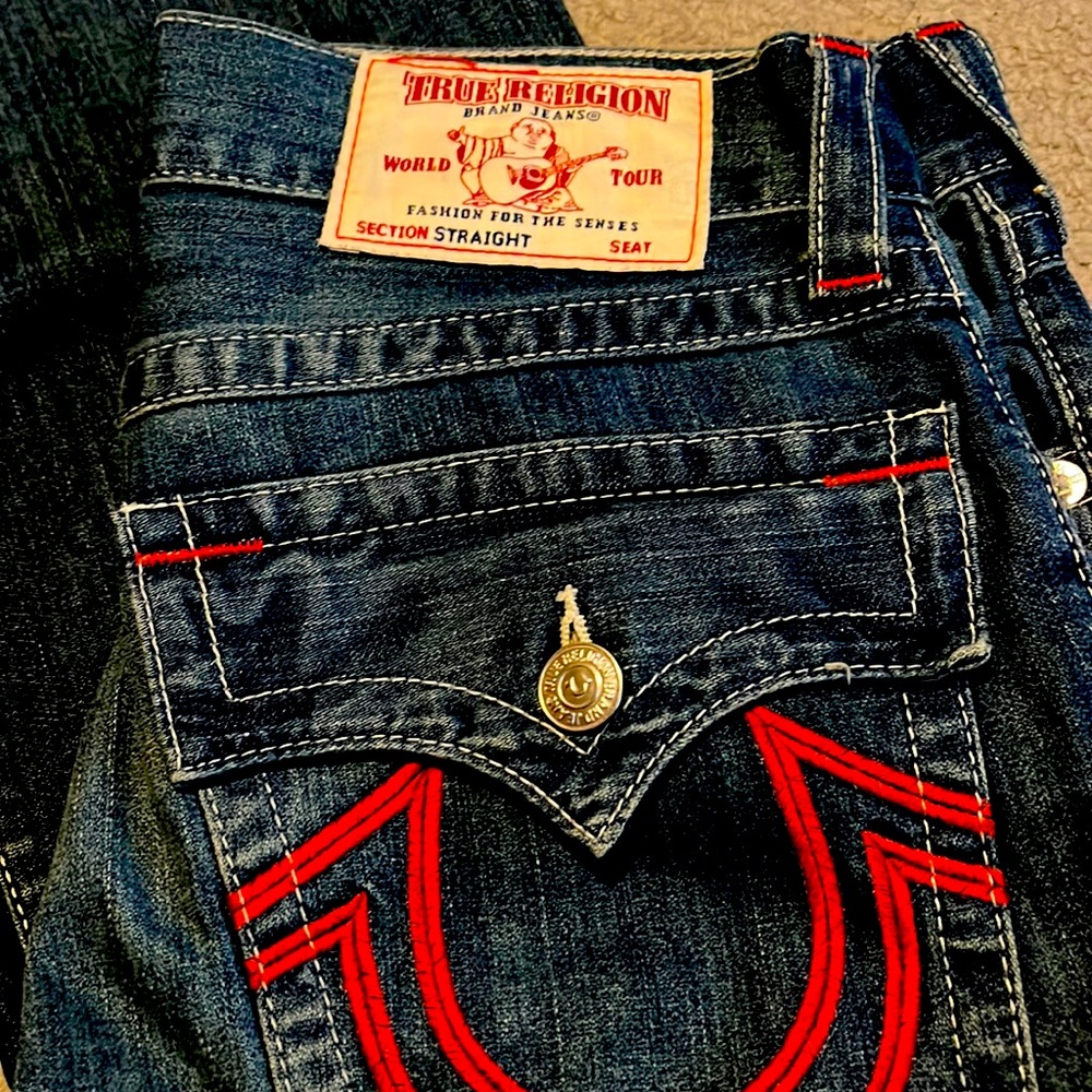 MENS size 30 True Religion Jeans. New W/O tags. 30inch inseam & 30 inch waist.